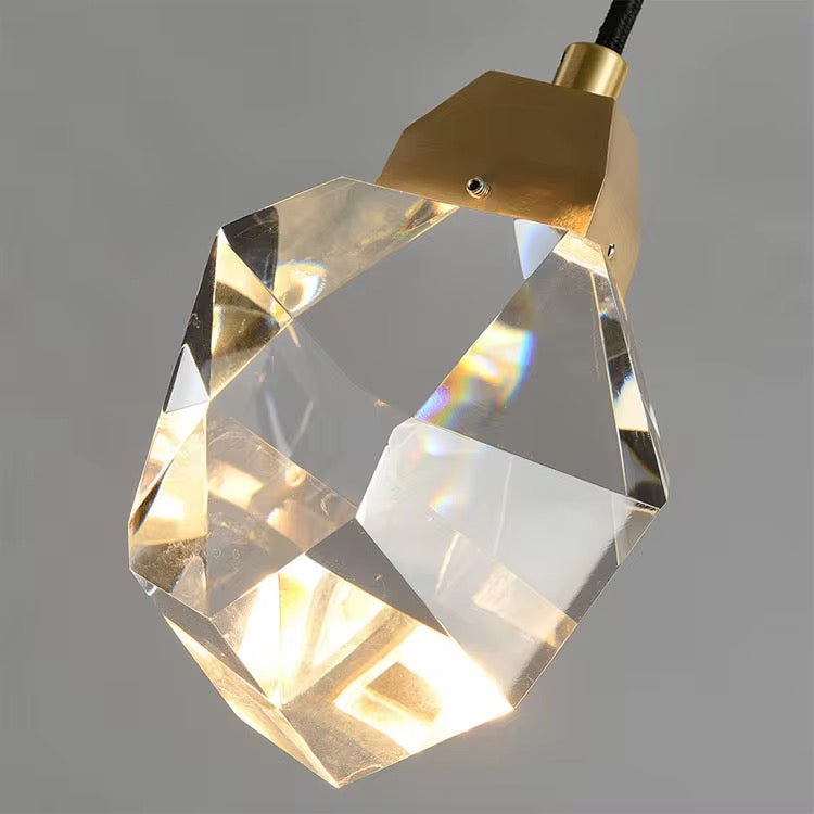 Crystal Arcadia Wandlamp – Luxe LED Wandverlichting van Kristalglas & Messing