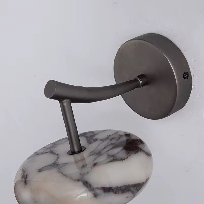 Zafira Stone – Marmeren Wandlamp met Warm Licht voor Slaapkamer & Hotel