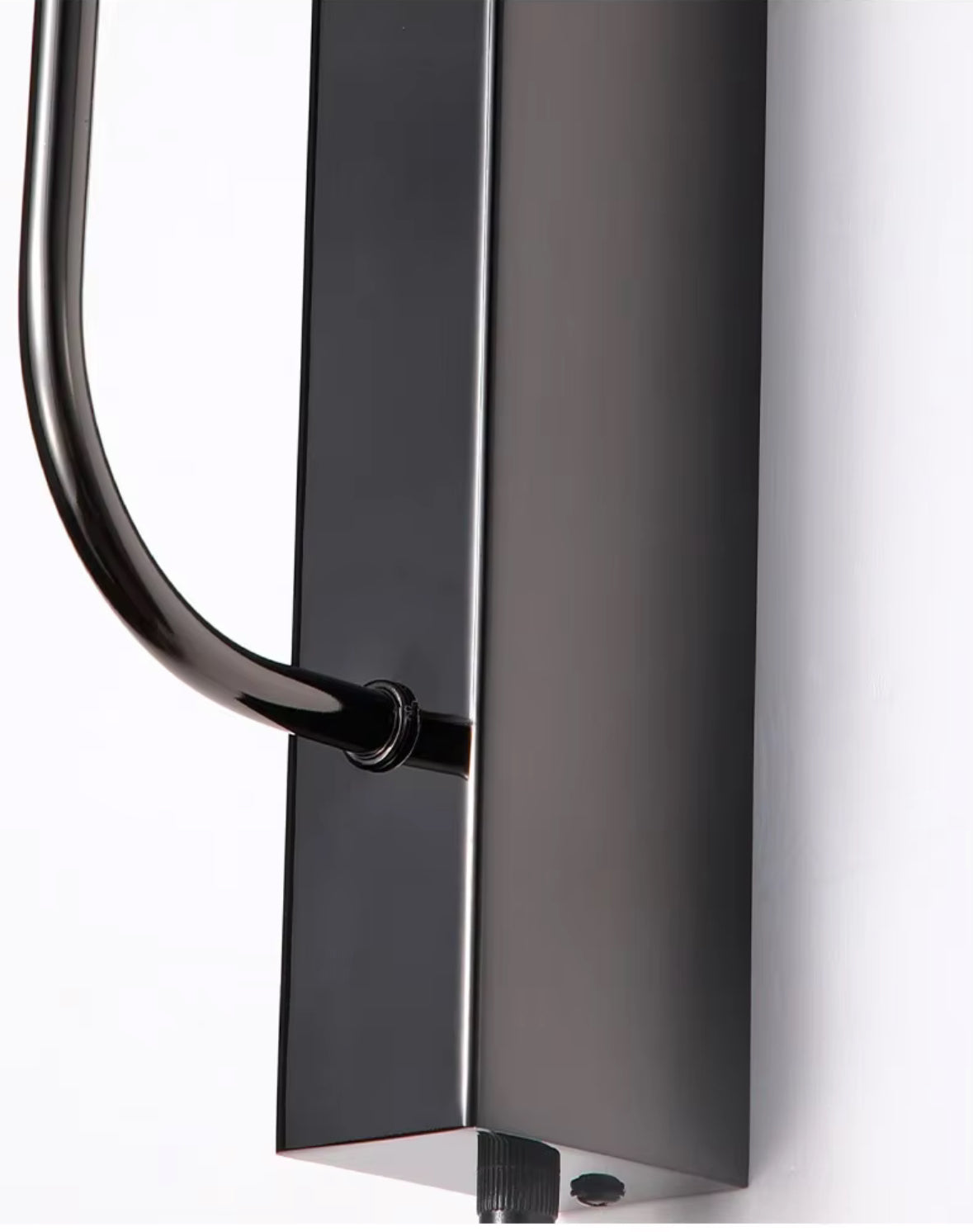 Luxe Moderne Wandlamp ‘Siena’ – Marmeren Sfeerverlichting met Trekkoord & Zwart Metalen Behuizing