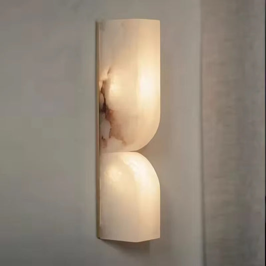 Tivoli Duo Wandlamp – Luxe Marmeren Wandverlichting met LED | Moderne Designlamp voor Woonkamer & Hal