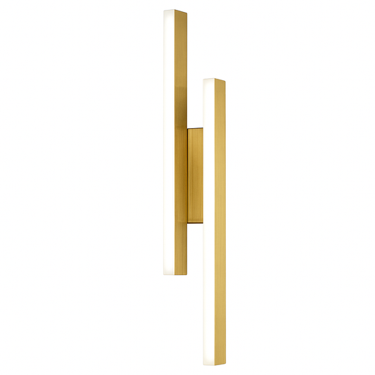 LumaLine Aurum – Gouden LED Wandlamp met 3 Lichtstanden (3000K-6500K)