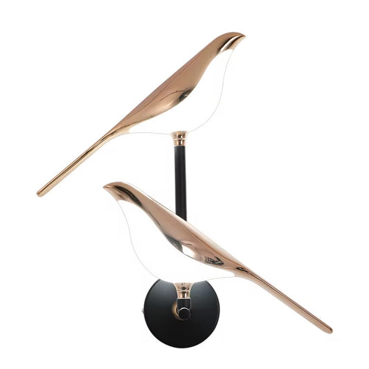 Alouette – Design wandlamp met dubbele vogelfiguur | Kunstzinnige sfeerverlichting