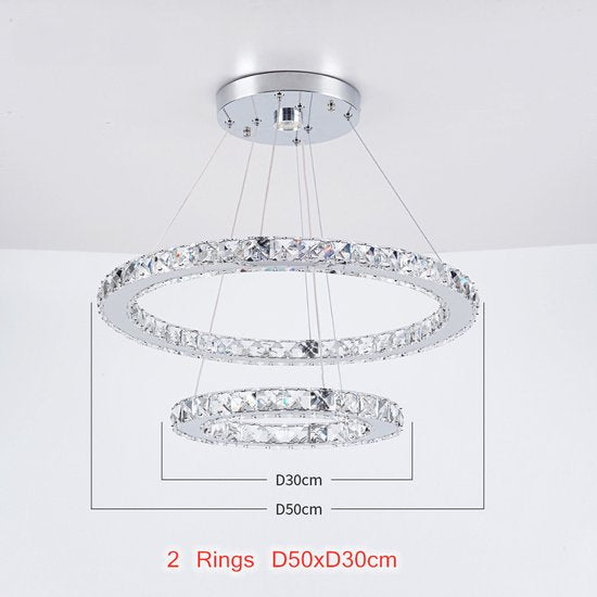 Lucenta – Luxe kristallen LED hanglamp | Sprankelend modern design