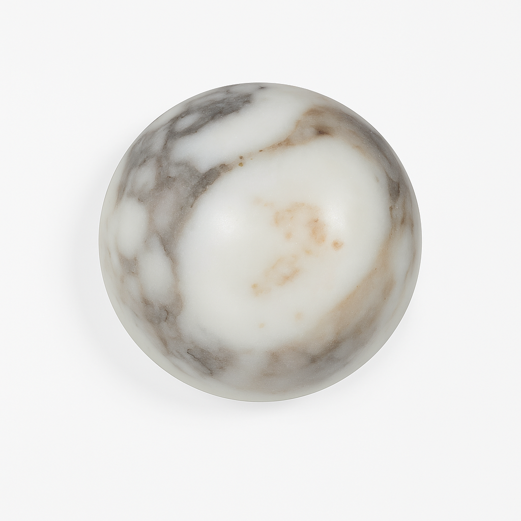 Luna Marmo – Wandlamp van Natuursteen in Sferisch Design