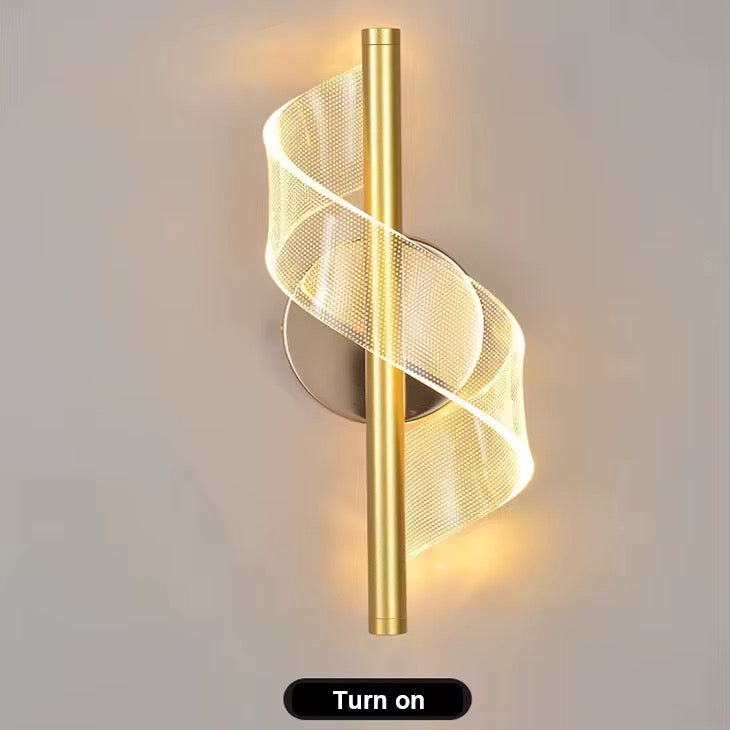 Luxe Waterdichte Buitenlamp – LED Wandlamp 21,5 cm met Ribbelstructuur & Zwarte Band
