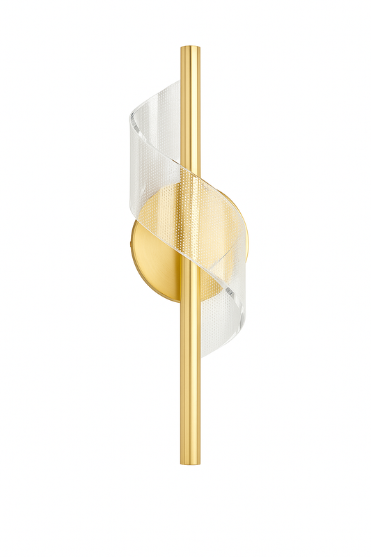 Luxe Waterdichte Buitenlamp – LED Wandlamp 21,5 cm met Ribbelstructuur & Zwarte Band